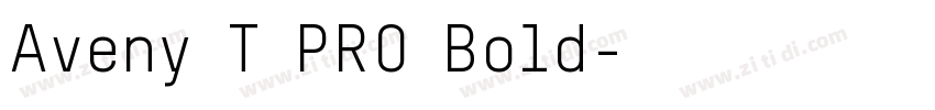 Aveny T PRO Bold字体转换